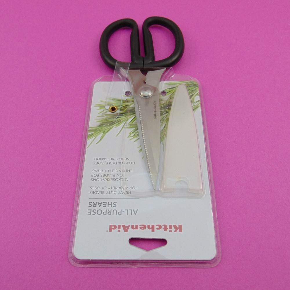 KitchenAid All-Purpose Kitchen Shears Utility Scissors Black Ergonomic Handle