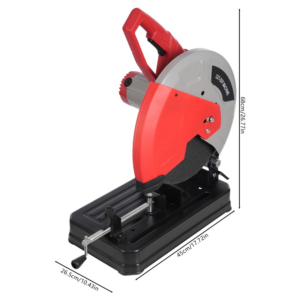 Powerful 2800W Cutting Machine with 0-45° Adjustable Saw Blade