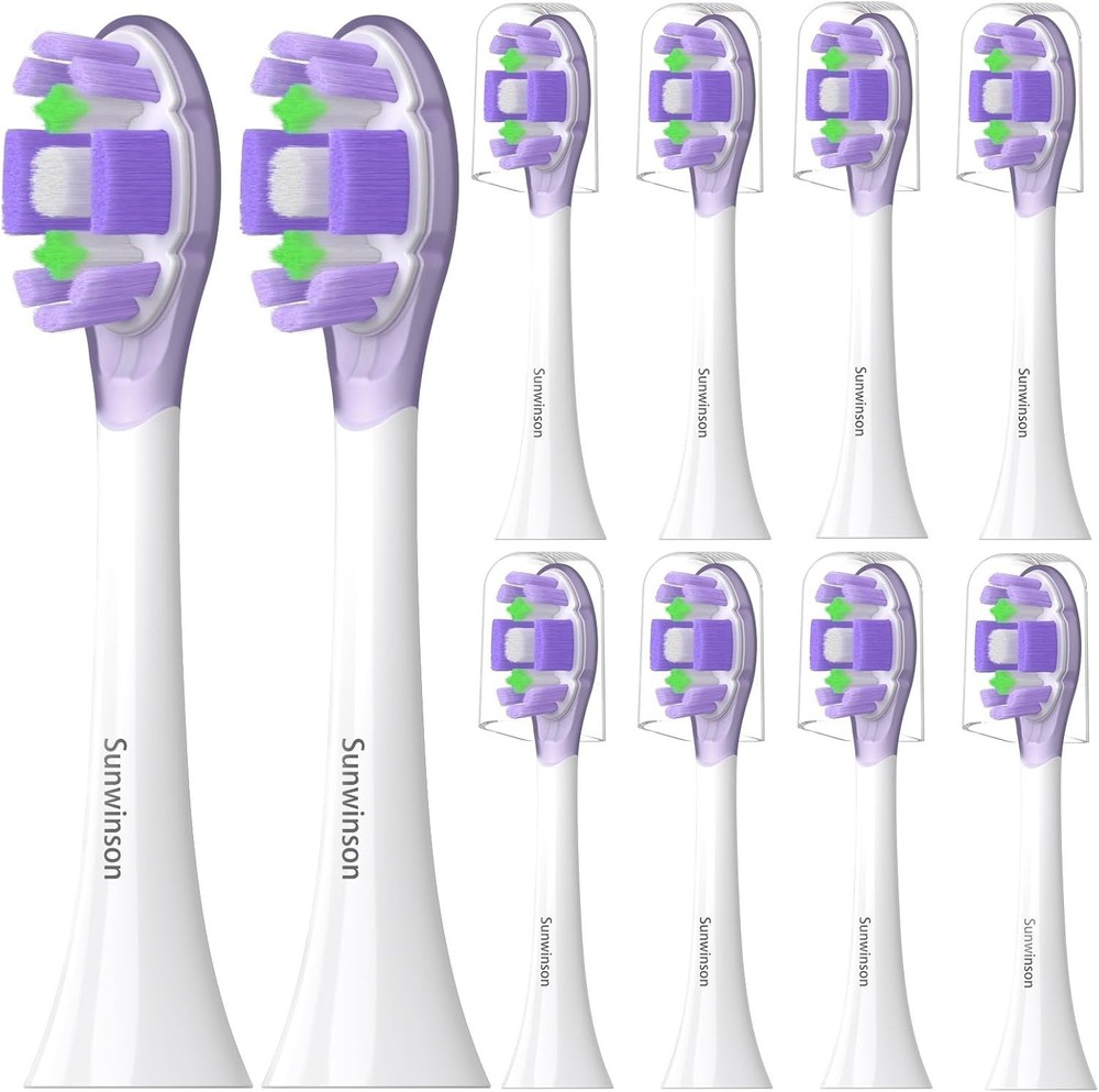 Advanced 10-Pack Replacement Brush Heads for Philips Sonic: Complete Dental Care