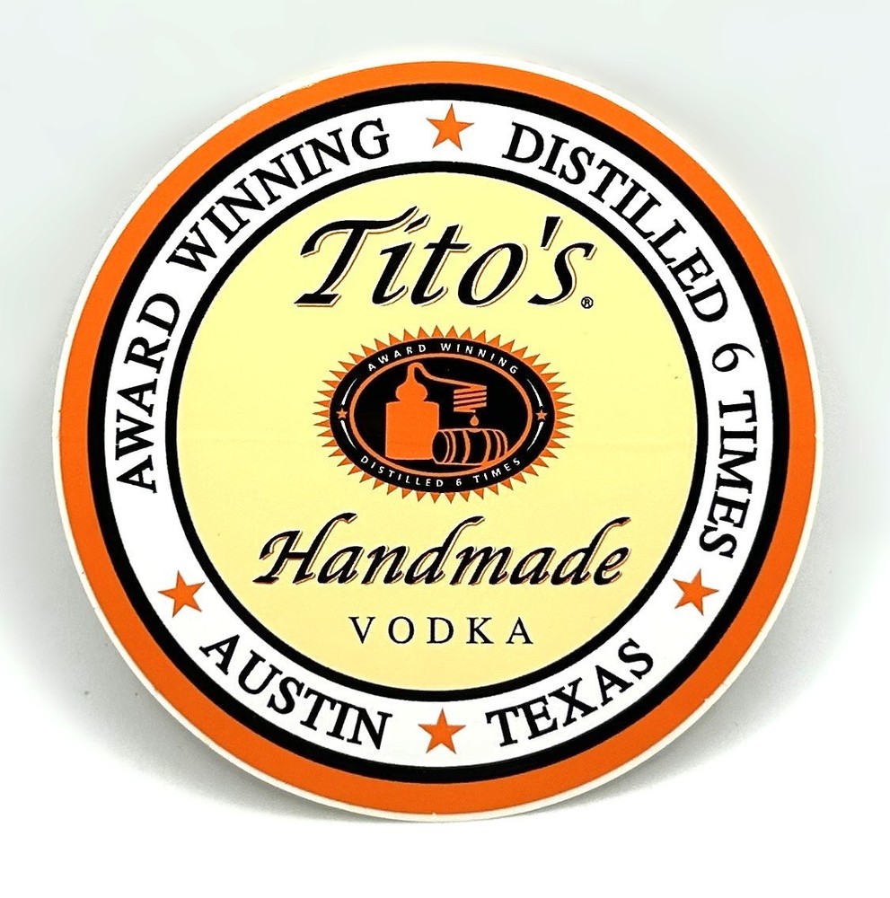 Tito's Handmade Vodka Austin, Texas Sticker