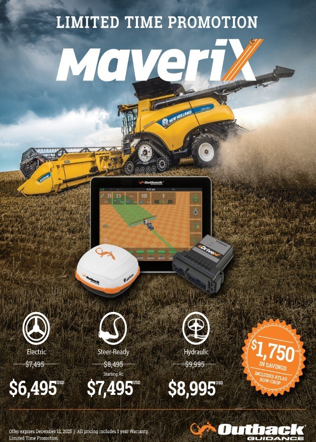 Outback Guidance MaveriX Terminal - Steer Ready