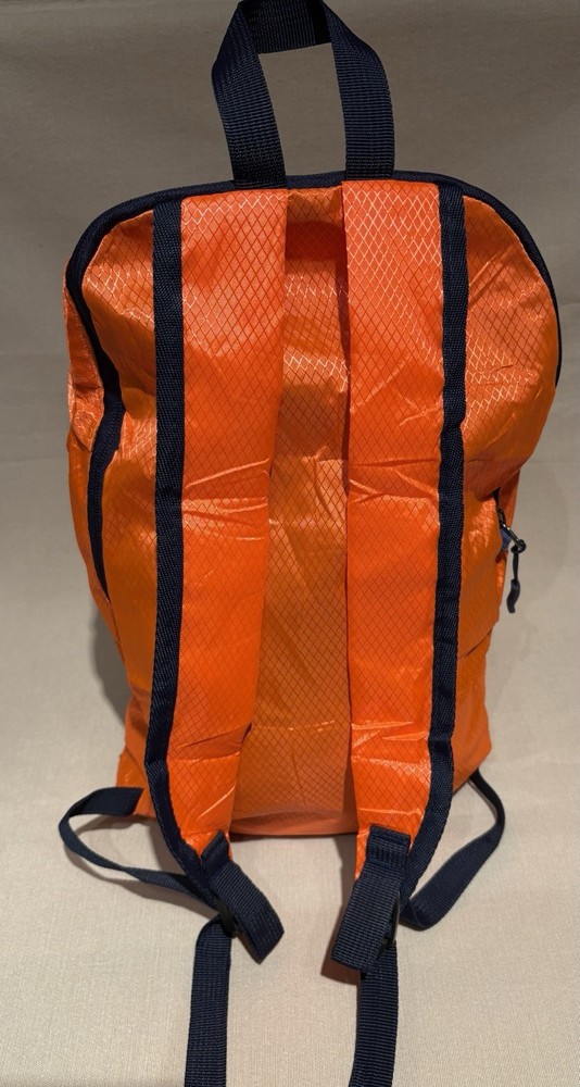 Backpack, Collapsible, Foldable Travel Pack, Packable, Durable--Orange