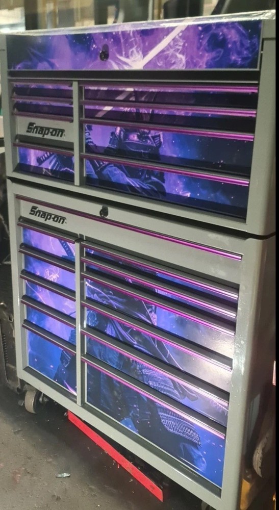 Tool Box Graphics /Decals Fits 40" Snap ON Tool Box Split Bottom top and lid