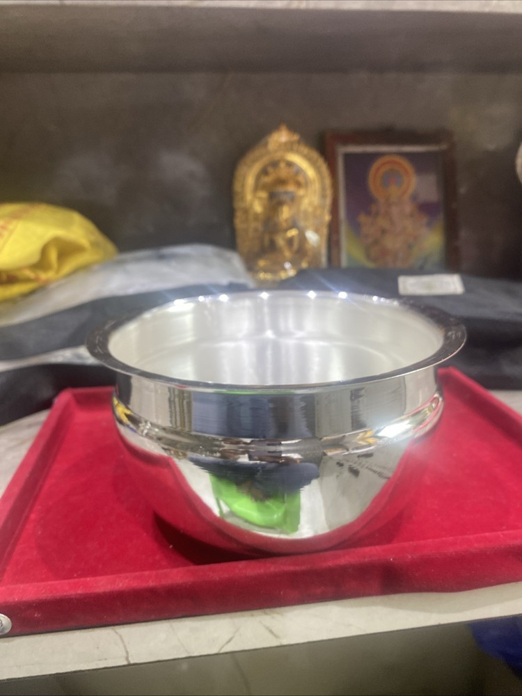 Sterling Silver Plain Bowl Hammerised 275 Gram