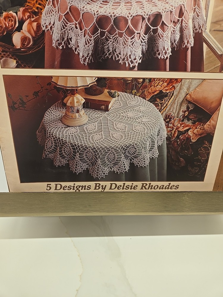 Heirloom Crochet Pattern Book Leisure Arts Table Toppers