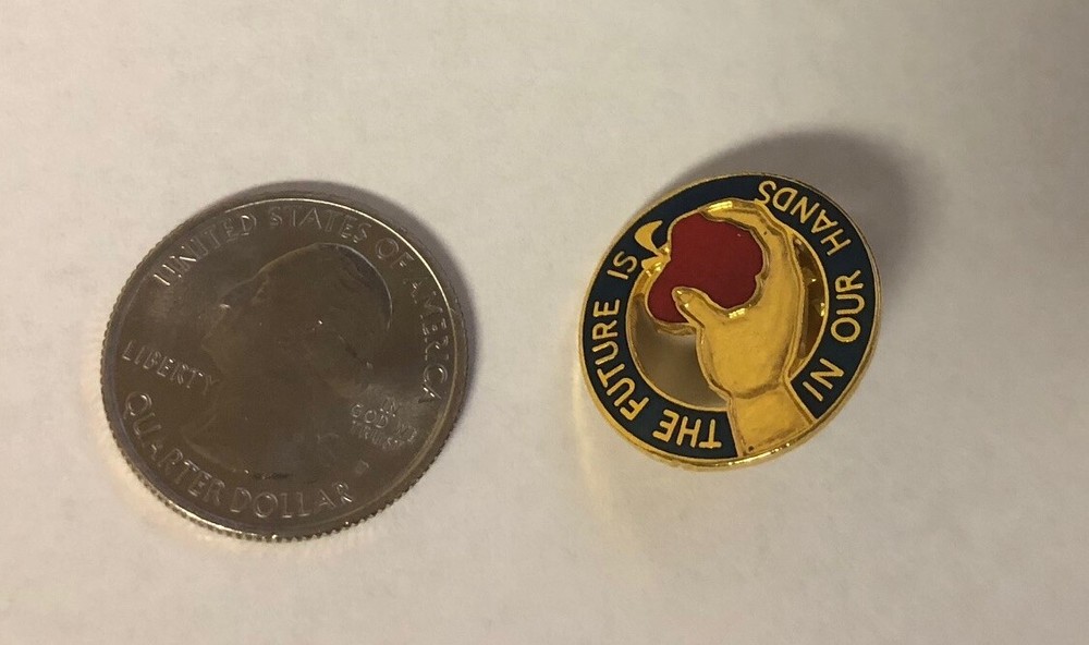 The Future Is In Our Hands Pin