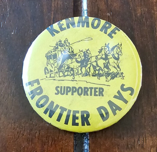 Kenmore Washington Frontier Days Pinback Button