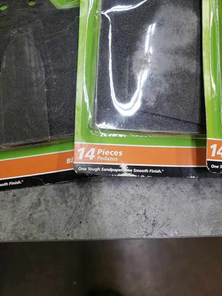 (8) Gator Ultra Power Hook Loop Sanding Sheets 14 Pc Asst 3761 Black Zirconium