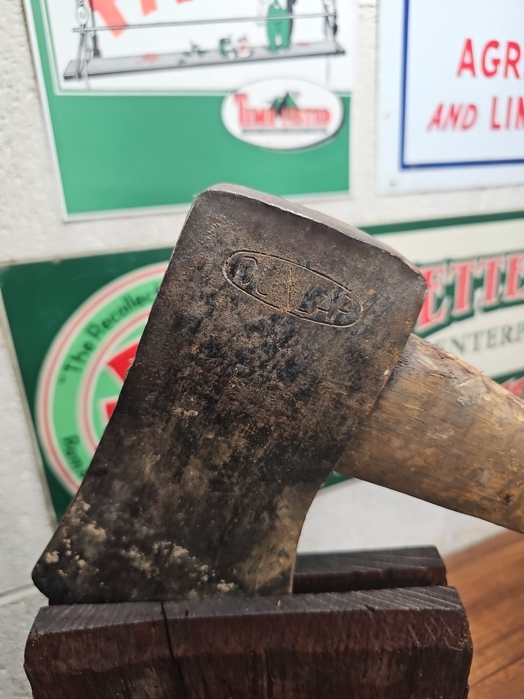 Q42- Vintage Dunlap Single Bit Axe w/ Original Handle