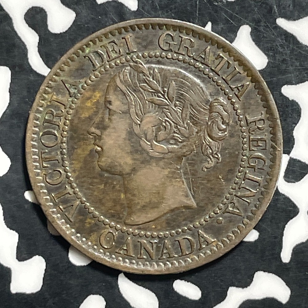1859 Canada Large Cent Lot#C0637 Nice!