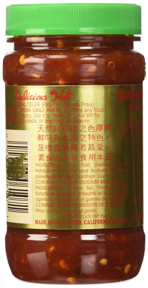 Chili Paste Sambal Oelek 8 Oz 2 Pack
