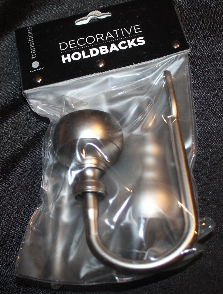 New Cambria Transitions Decorative Banded Ball Holdbacks (2 pack)