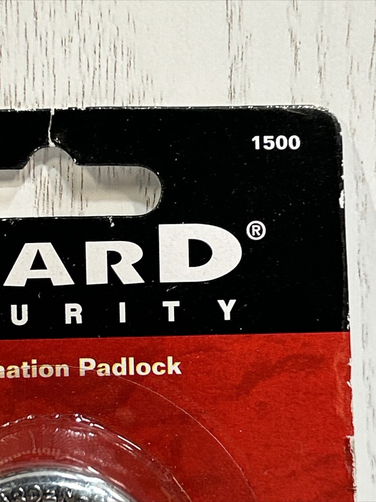 Guard Security 1500 Dial Combination Padlock 2 inch Security Lock New •
