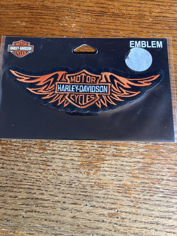 Harley Davidson Motorcycle Emblem Patch ( Brand New )