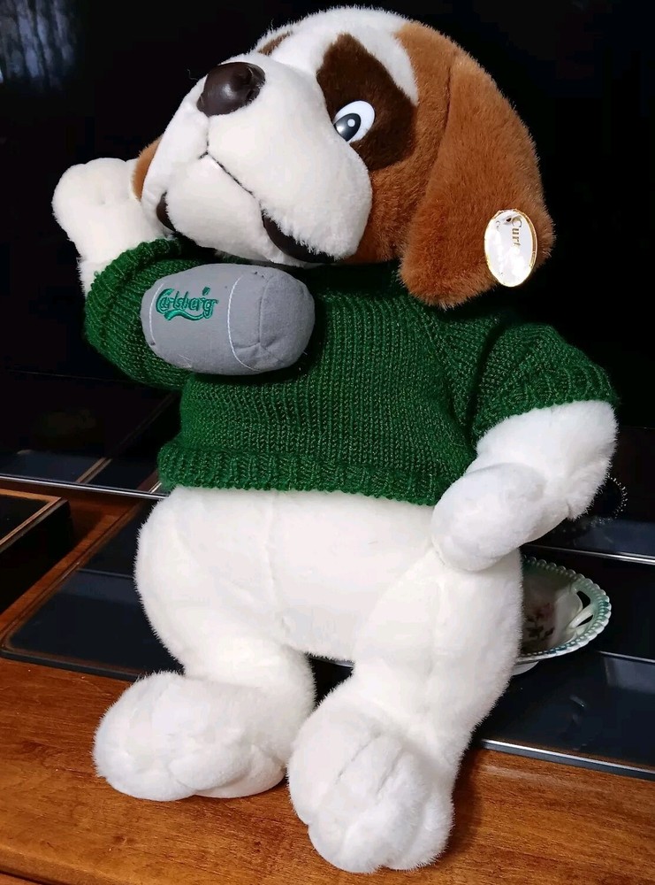 Carlsberg Vintage 18 Inch Beer Bear EUC