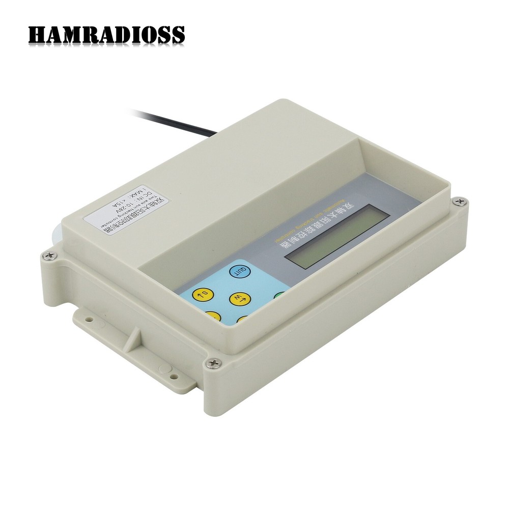 Dual Axis Solar Tracker Controller w/ Remote Control + DC 2 Axis Gimbal for