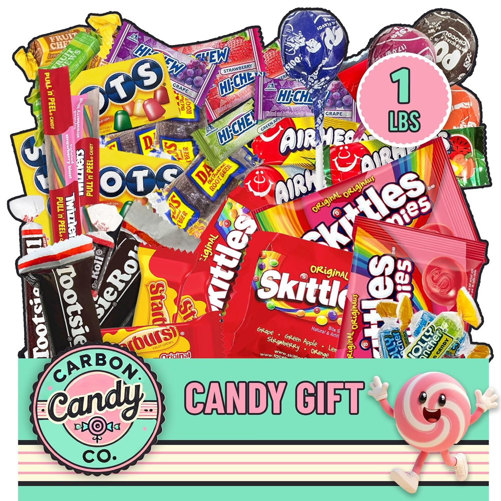 Bulk Candy Variety Pack - 1 Lb Bulk Candy Individually Wrapped - Assorted Mix Ca