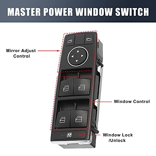 1669054300 Replacement Driver Master Window Switch for CLA45 AMG 14-17