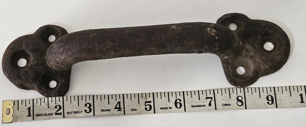 Vintage Barn Handle - Door Gate - Large & HEAVY, 9.5" and Solid