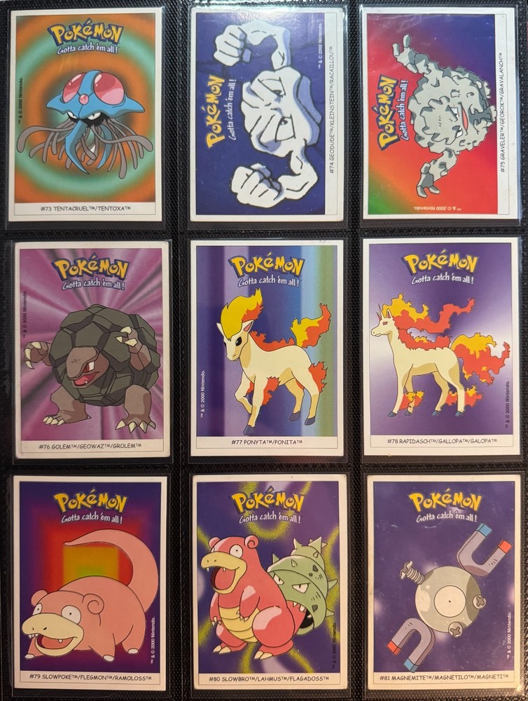 Pokemon Dunkin Boomer 2000 - complete 150/150 set - EXCELLENT - Charizard