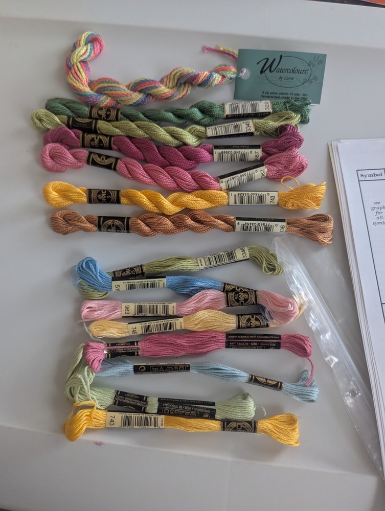 'Happy Easter Happy Spring!' Plastic Canvas Pattern (Inc ALL Theards)