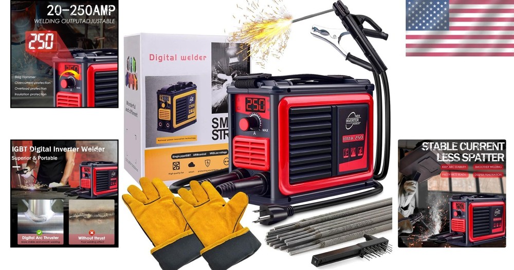 Upgraded 110V Mini Welding Machine - Fast, Efficient & Portable for Home Use