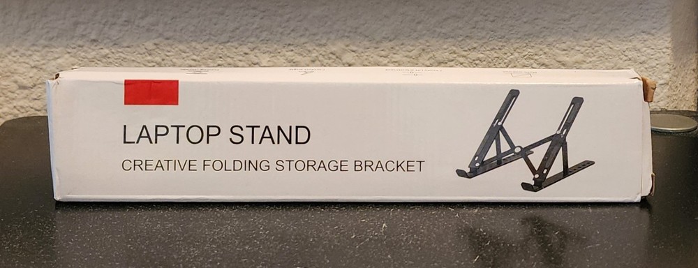 Gray Laptop Stand Creative Folding Storage Bracket