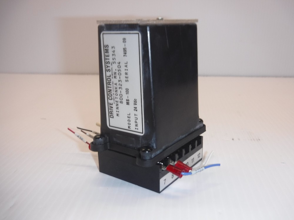 Drive Control Systems MS-100 Motor Controller 24 Vdc Input