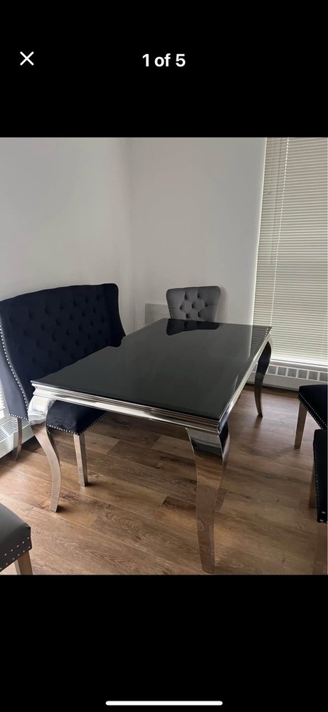 Silver Dining room table (only table)