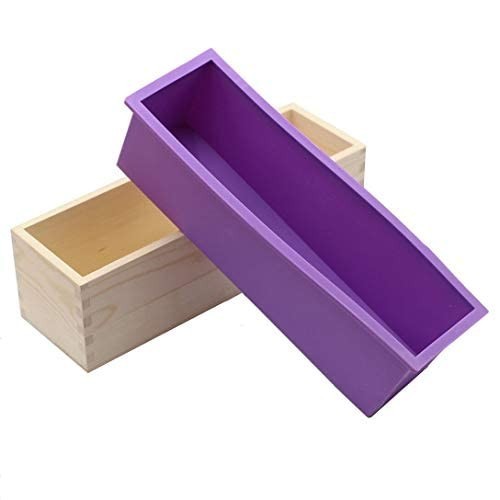 Flexible Rectangular Silicone Soap Mold - 42oz Loaf Box for DIY Soap Making Supp