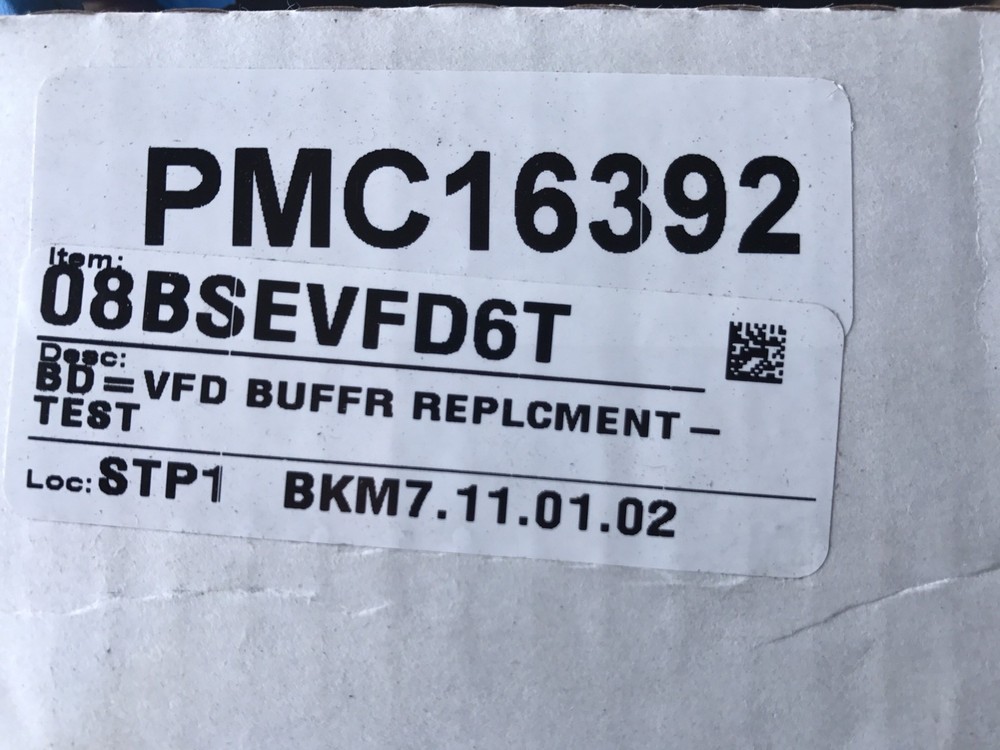 Milnor 08BSEVFD6T VFD BUFFR Replacement NEW
