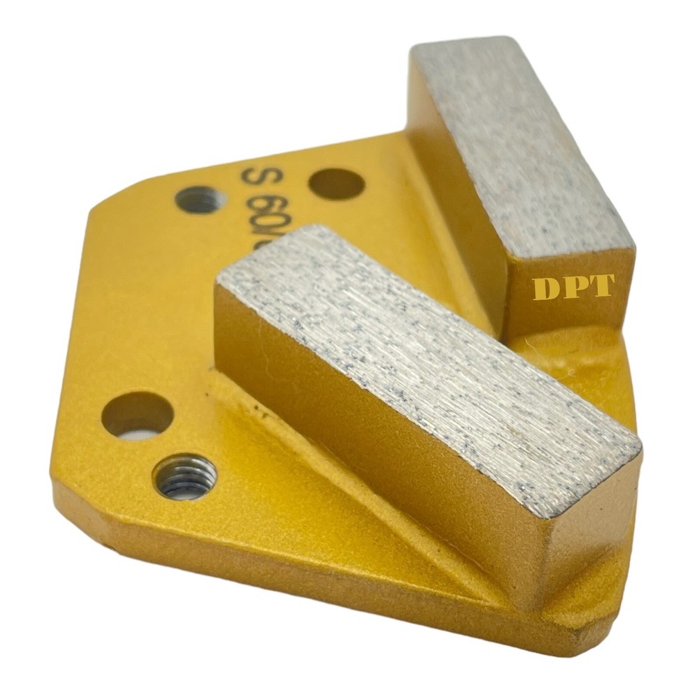 9 Pack Bolt on Diamond Grinding Discs for Concrete Grinders Soft Bond 60 Grit