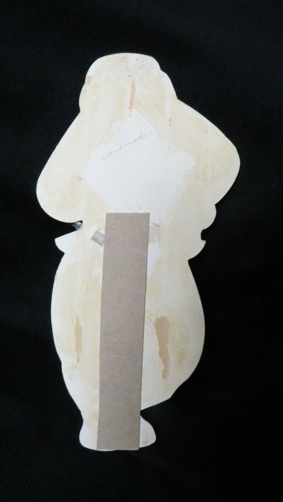 Vintage Darling Child w/eggs Easter Card c. 1930s