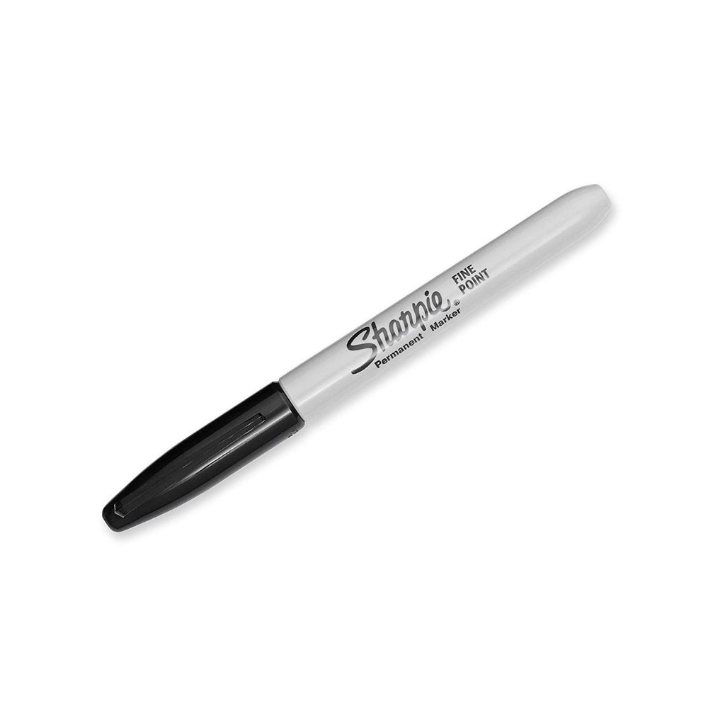 Sharpie Permanent Marker Fine Point,Fine Point Black Permanent Marker Quick D...