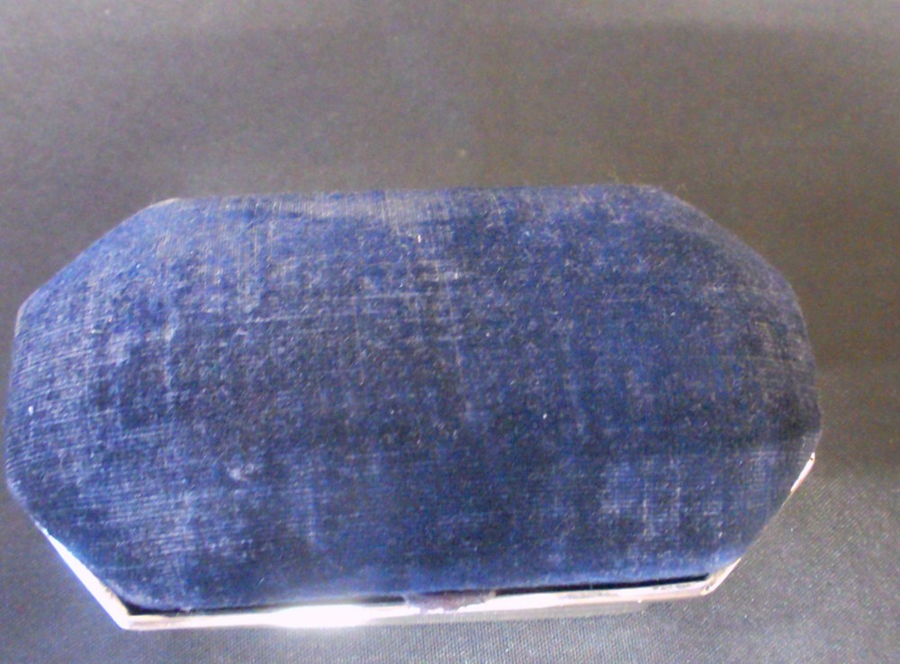 Solid Silver Canted Corner Pin Cushion & Jewellery Box Date 1907 By Cornelius De