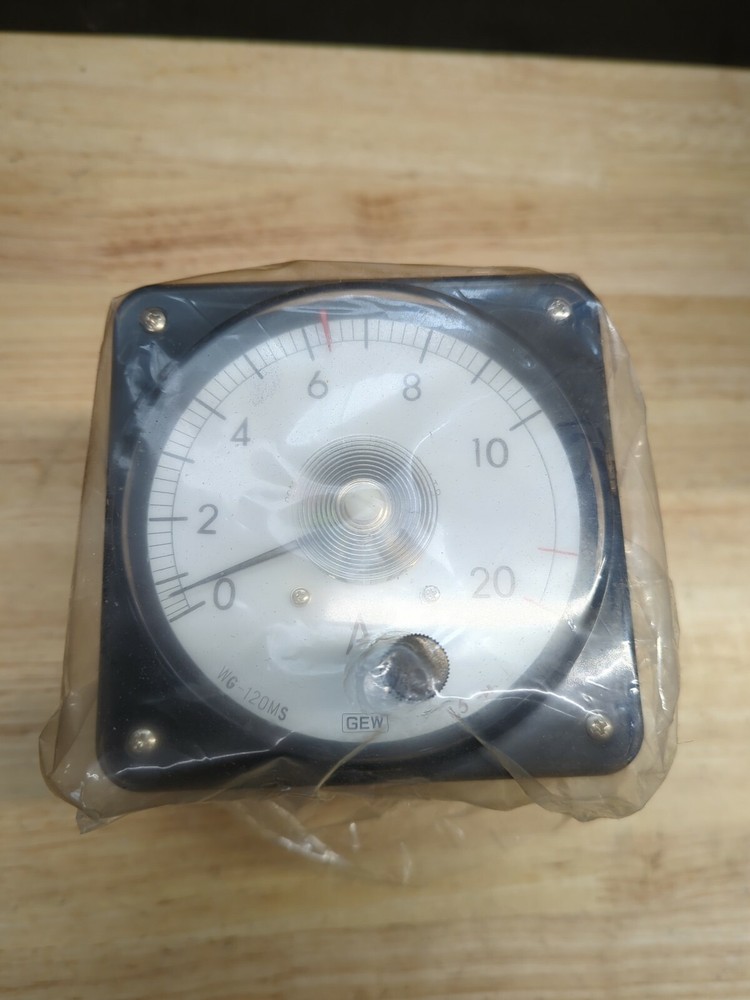 GEW Amp Meter / Gauge / Display 0-20 A WG-120MS New