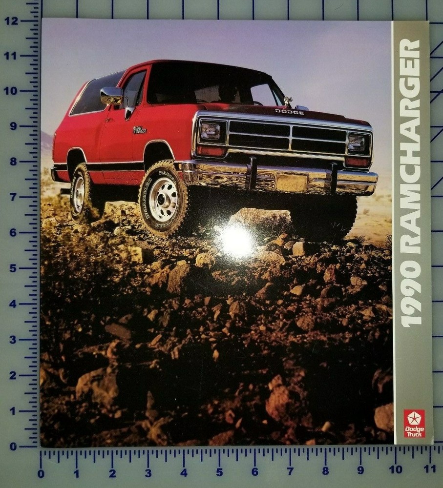 1990 Dodge Ramcharger Brochure Folder