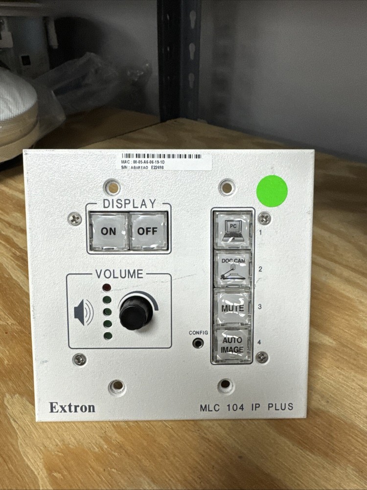 Extron Electronics MLC 104 IP Plus MediaLink Button Controller