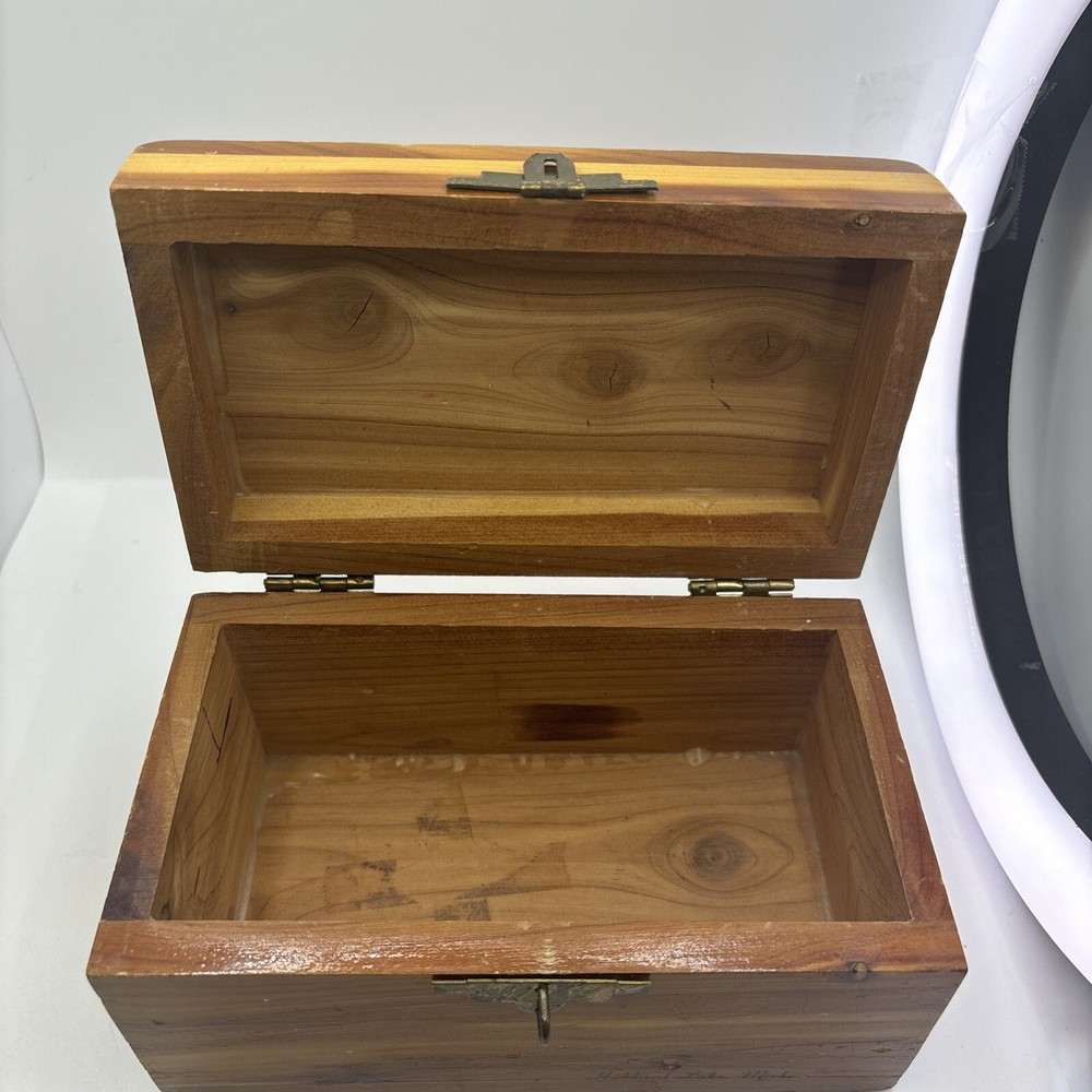 Vintage Cedar Mini Hand Made Hope Chest