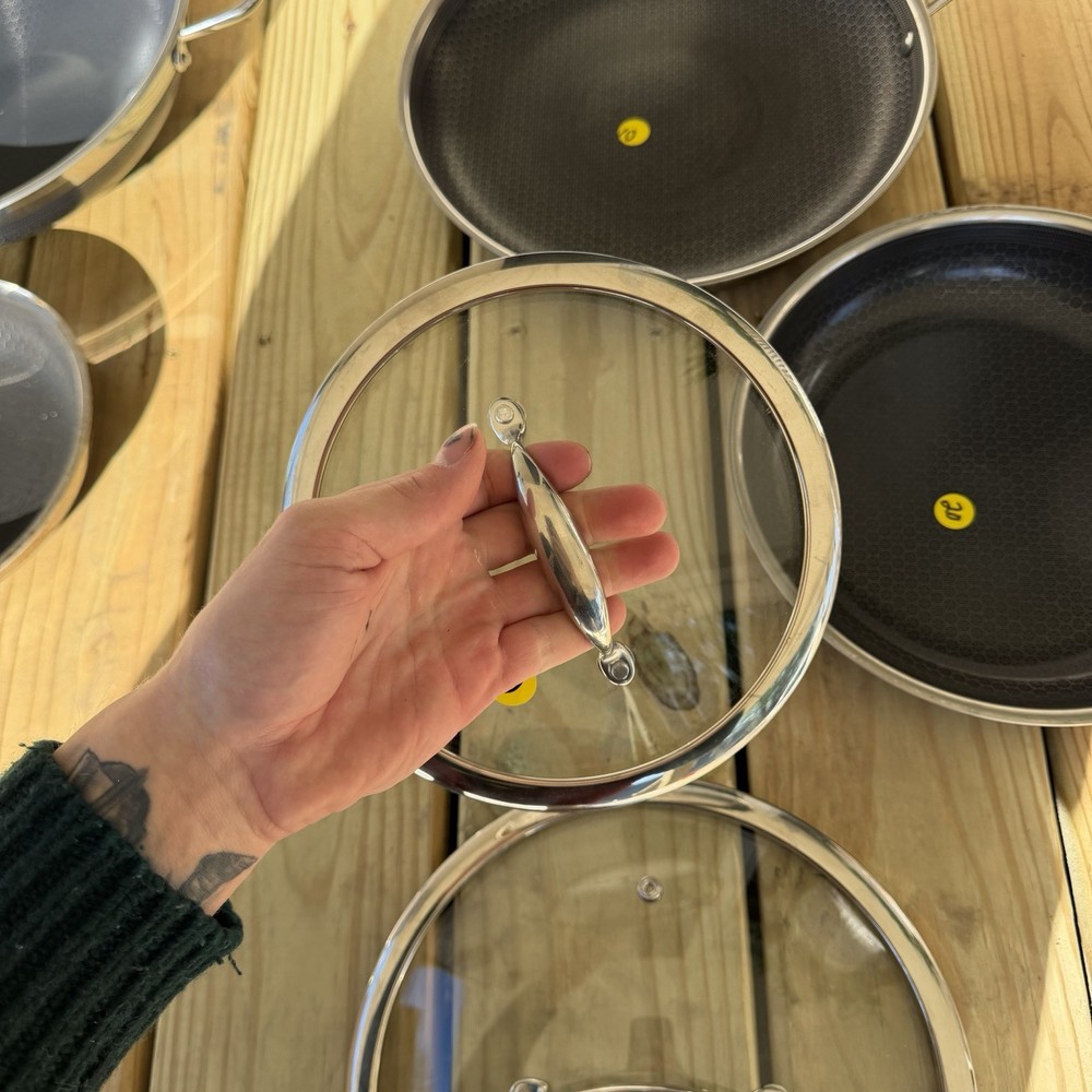 Hexclad Hybrid Cookware 6 Piece Set Preowned Great Condition
