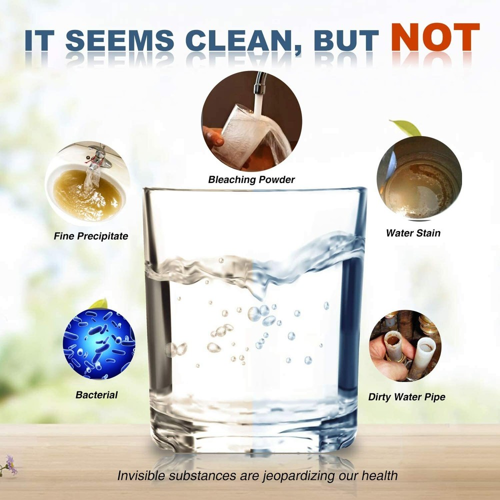 1-25PK Sediment Whole House Water Filter Cartridges - 20"x2.5" 1/5/10/20 Micron