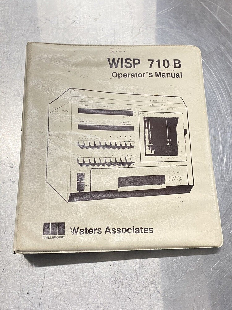 Waters WISP 710B Sample Processor - Users Guide / Instructions Manual