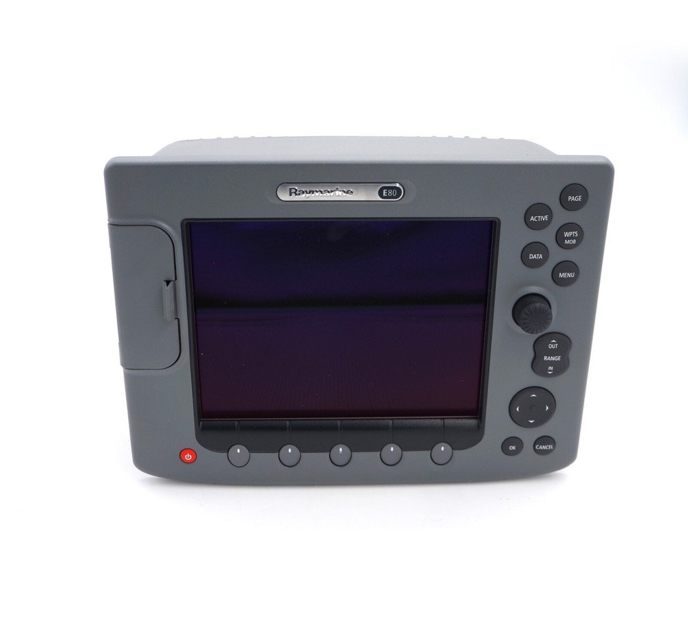 RAYMARINE E80 Classic MFD Display Chartplotter Radar Screen E02011 + Cables