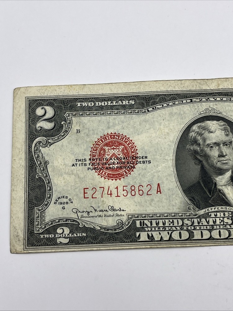 1928 G $2 Red Seal Note