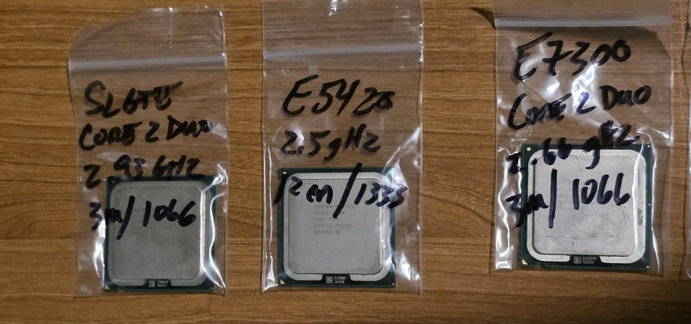 ( 8 ) Intel GA775 Socket CPU Processors Great Little Lot!
