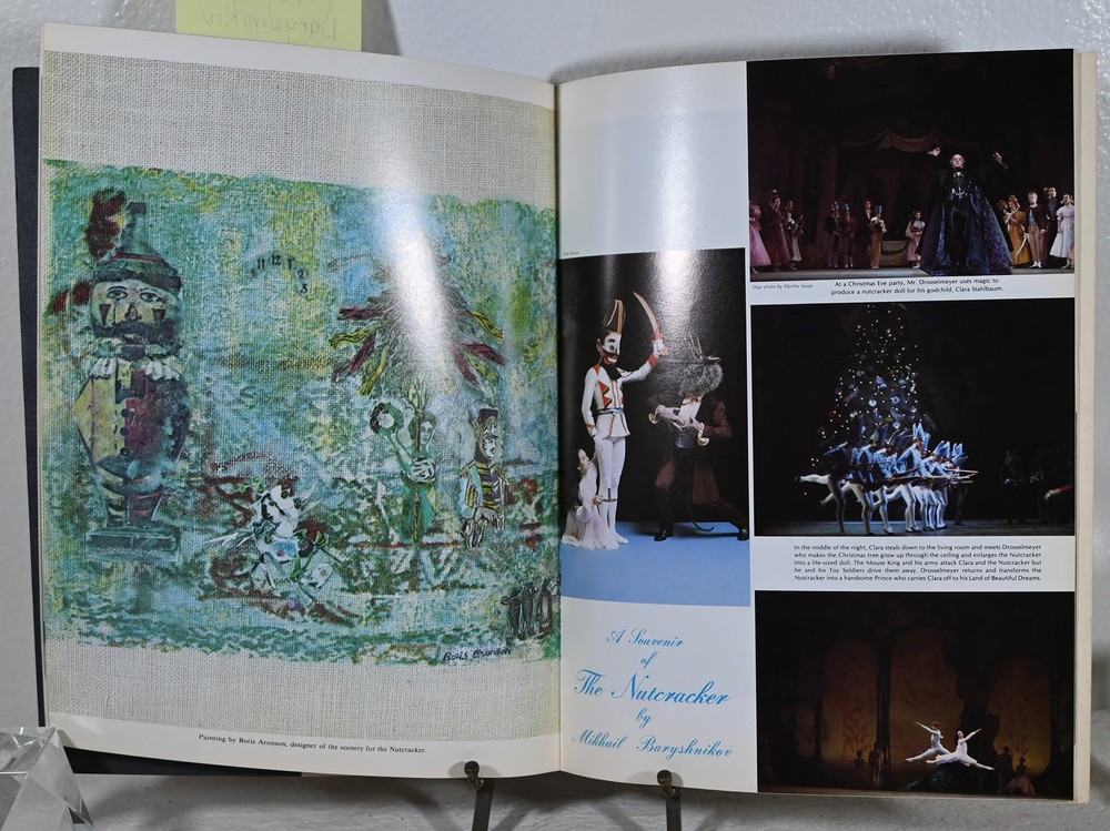 8 Vintage BALLET Programs, Various Dates 1955-80 BARYHSNIKOV, FONTEYN, NUREYEV