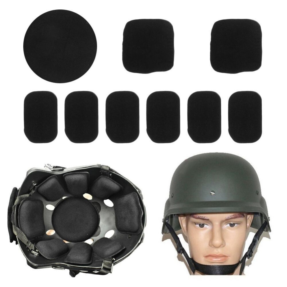 Military Tactical Helmet Protective Pads Replacement Set Memory Foam Soft Pads