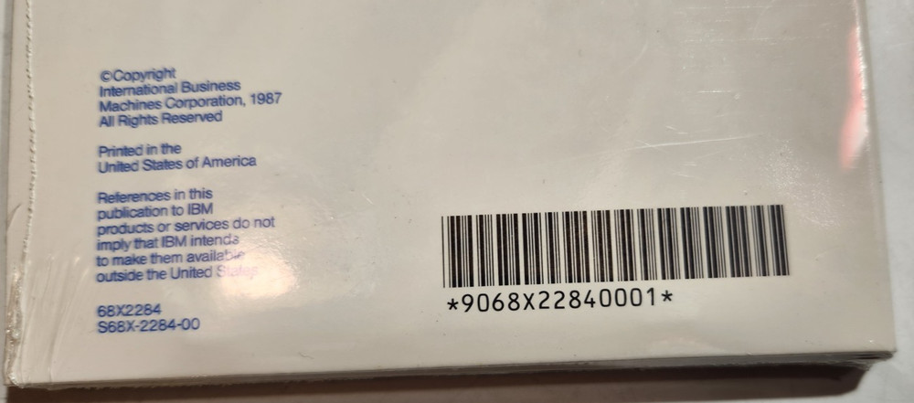 IBM Personal System/2Model 80 Quick Reference + Color Monitor User guide.