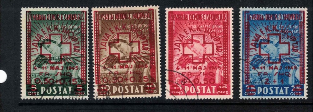1945 Albania Scott B24-7 Used