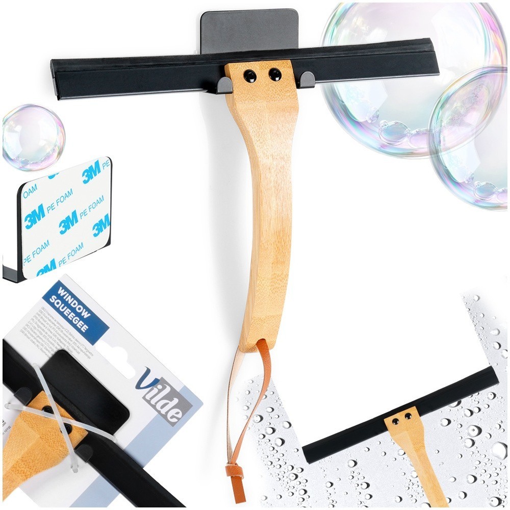 Window squeegee, shower squeegee, shower wiper, water squeegee, water scraper